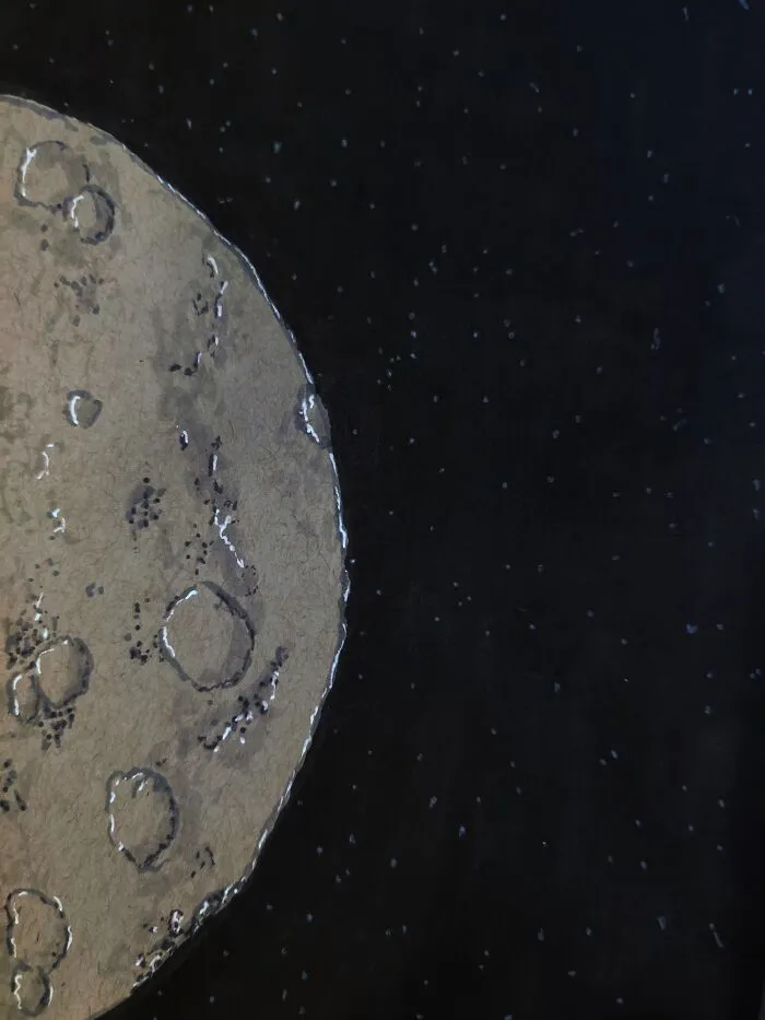 Moon Drawing.
