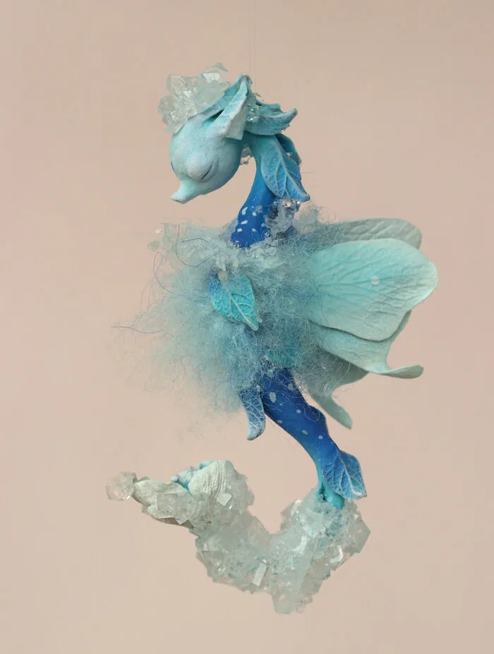 I Create Fantasy-Inspired Sculptures And Grow Crystals On Top Of Them (18 Pics)