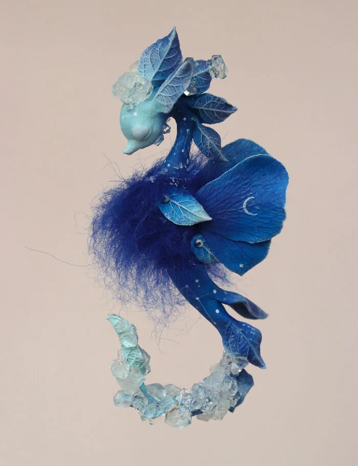 I Create Fantasy-Inspired Sculptures And Grow Crystals On Top Of Them (18 Pics)