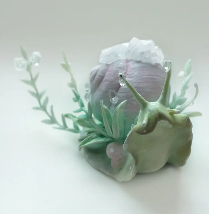I Create Fantasy-Inspired Sculptures And Grow Crystals On Top Of Them (18 Pics)