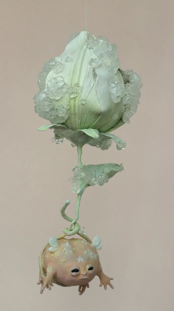I Create Fantasy-Inspired Sculptures And Grow Crystals On Top Of Them (18 Pics)