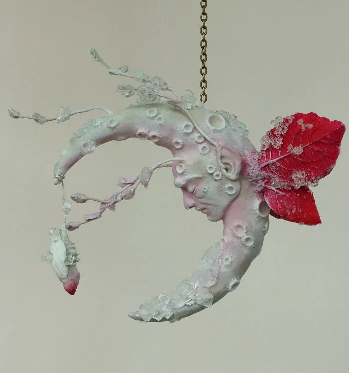 I Create Fantasy-Inspired Sculptures And Grow Crystals On Top Of Them (18 Pics)