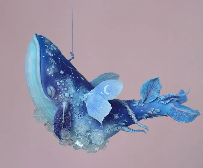 I Create Fantasy-Inspired Sculptures And Grow Crystals On Top Of Them (18 Pics)