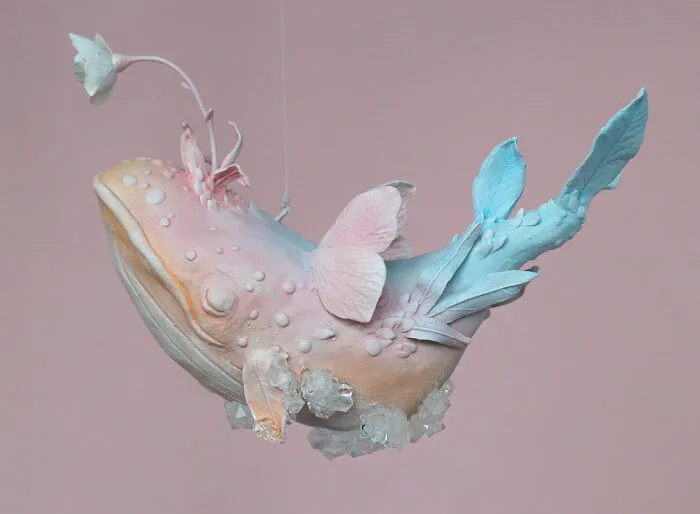 I Create Fantasy-Inspired Sculptures And Grow Crystals On Top Of Them (18 Pics)
