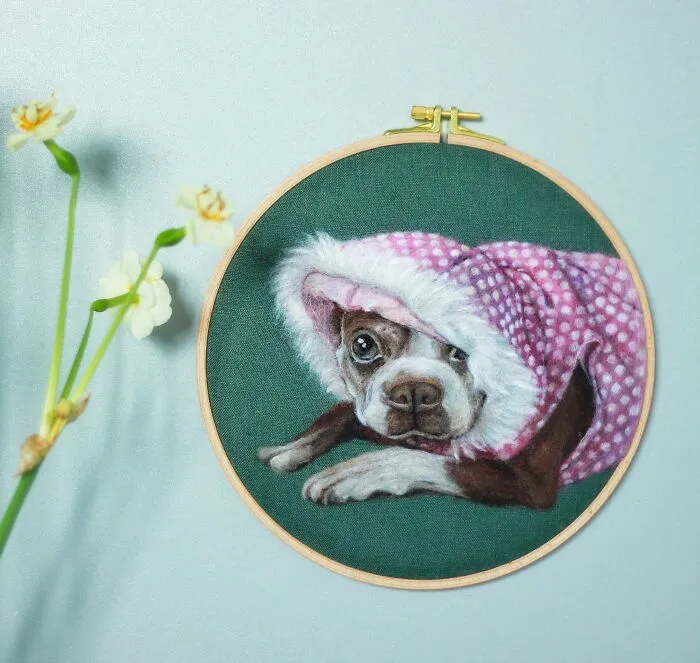 I Make Realistic Wool Pet Portraits That Preserve The Memory Of Beloved Companions (30 Pics)