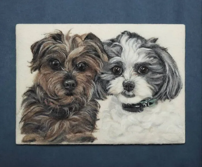 I Make Realistic Wool Pet Portraits That Preserve The Memory Of Beloved Companions (30 Pics)