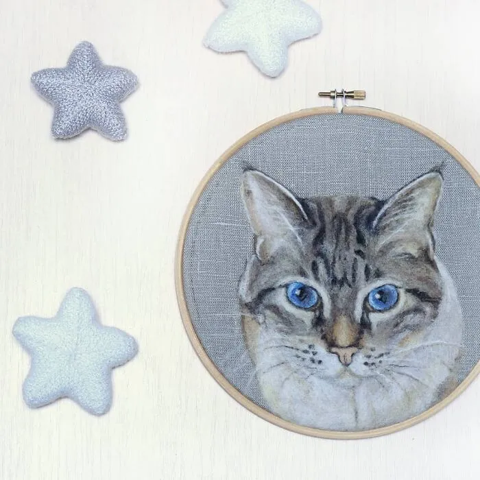I Make Realistic Wool Pet Portraits That Preserve The Memory Of Beloved Companions (30 Pics)