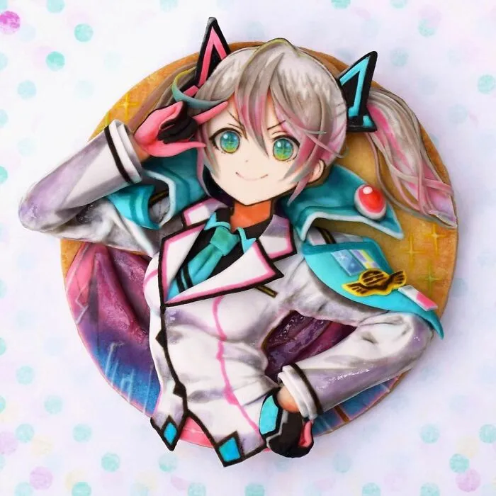 Japanese Artist's 103 3D Anime Cookies