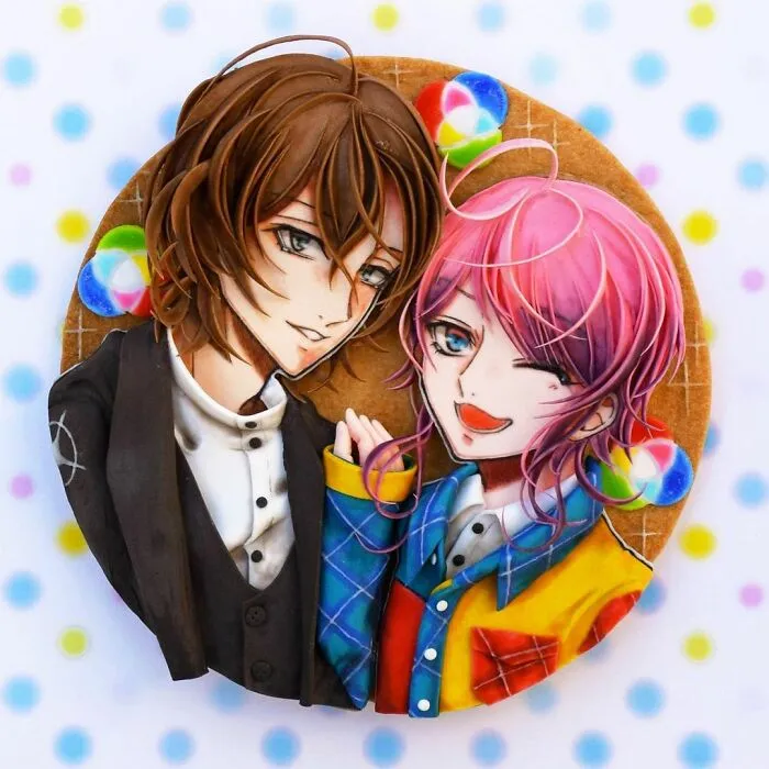 Japanese Artist's 103 3D Anime Cookies