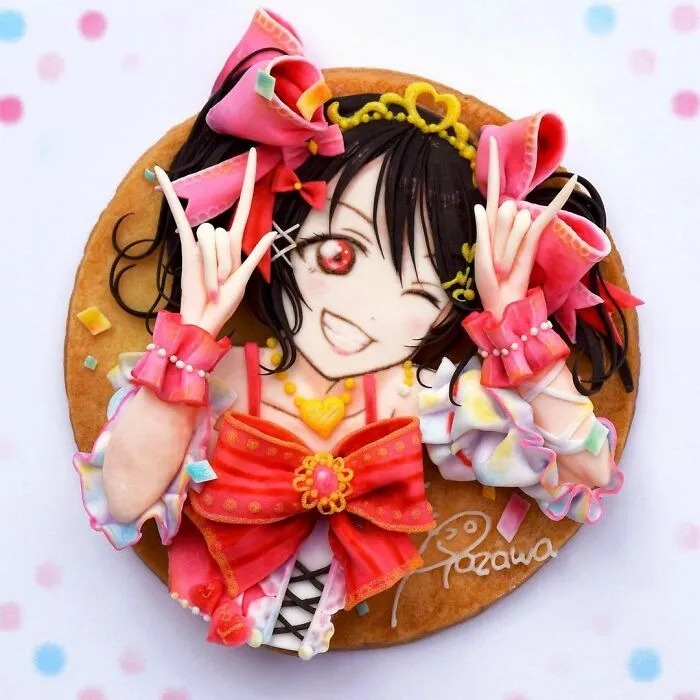 Japanese Artist's 103 3D Anime Cookies