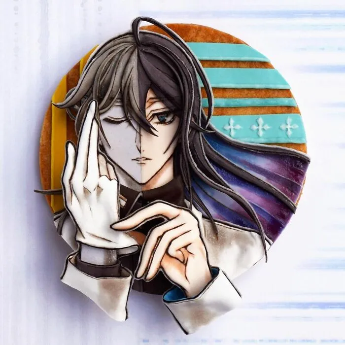 Japanese Artist's 103 3D Anime Cookies