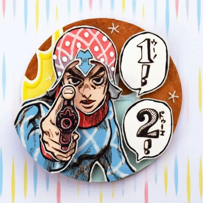 Japanese Artist's 103 3D Anime Cookies
