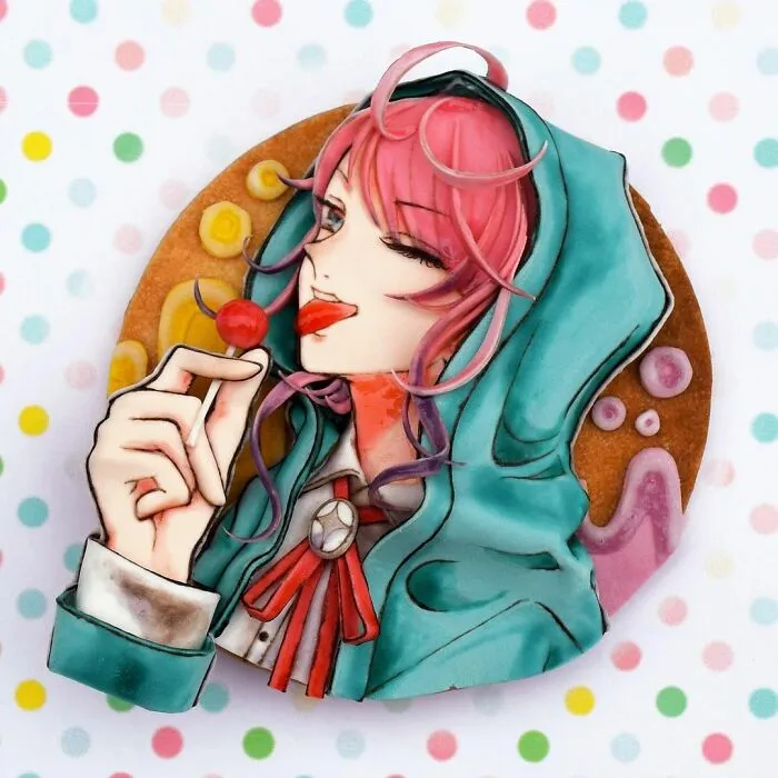 Japanese Artist's 103 3D Anime Cookies