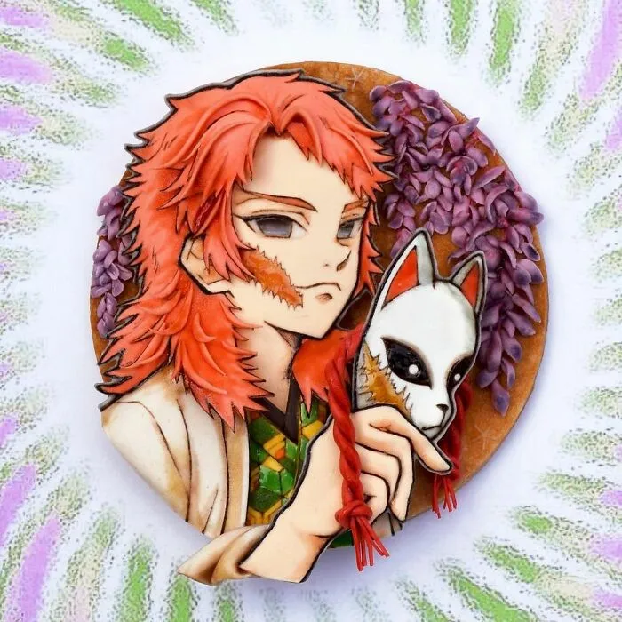Japanese Artist's 103 3D Anime Cookies