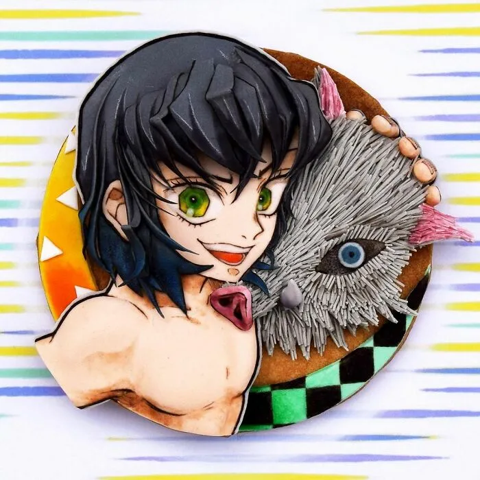 Japanese Artist's 103 3D Anime Cookies