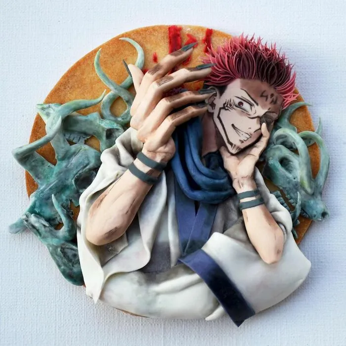 Japanese Artist's 103 3D Anime Cookies