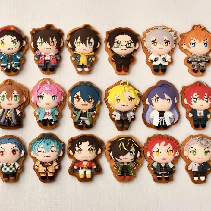 Japanese Artist's 103 3D Anime Cookies