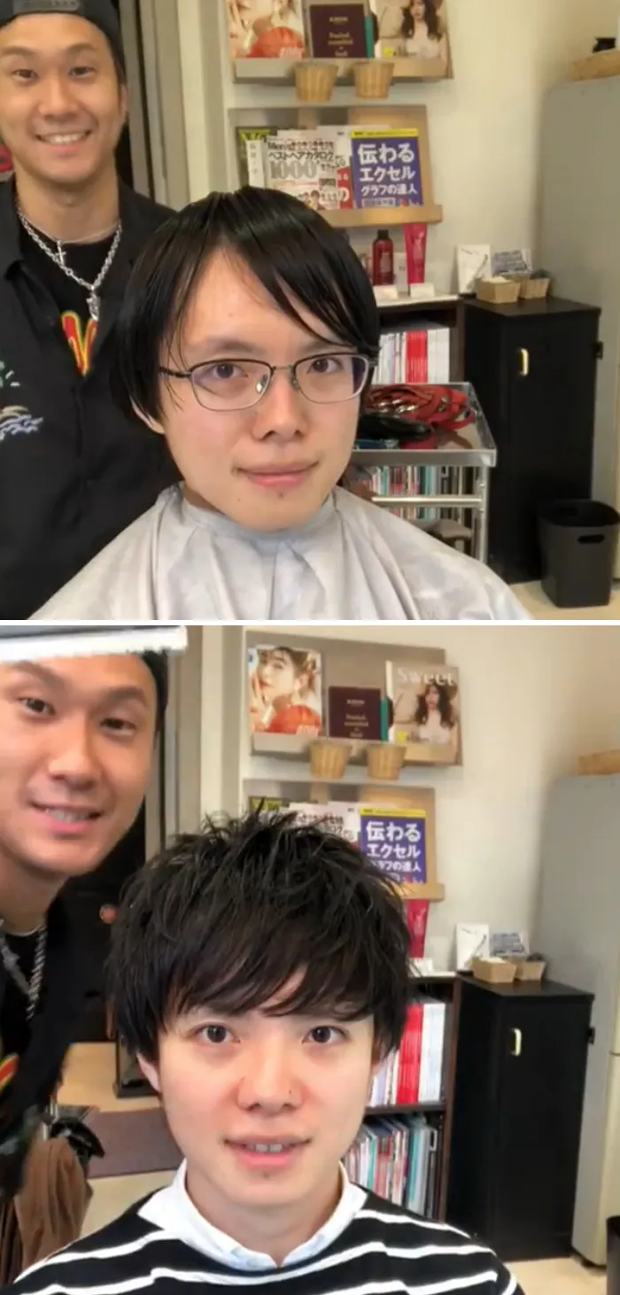Este peluquero japonés demuestra que los peinados son importantes (30 fotos)