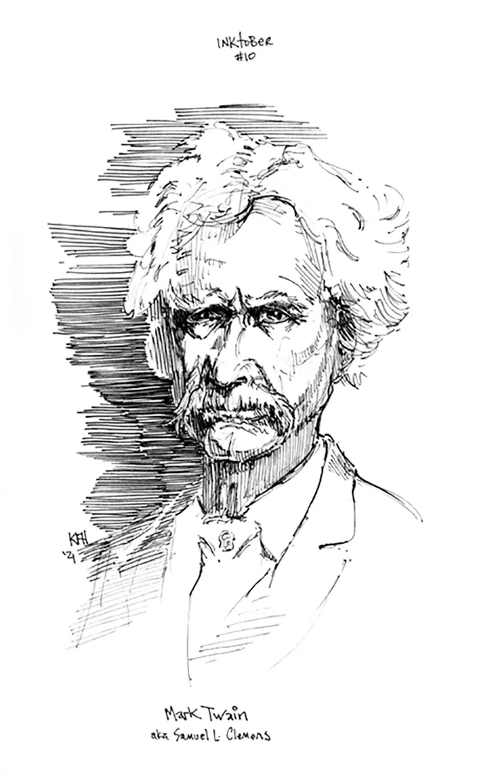 Mark Twain.  American Author