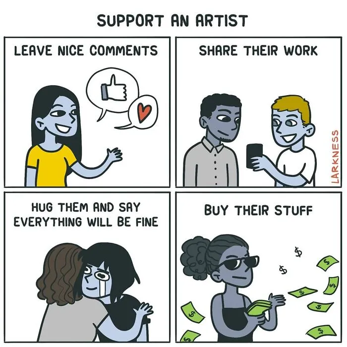 Meet Lark, The Comic Artist Who Faces His Ghosts On Instagram  (New Comics)