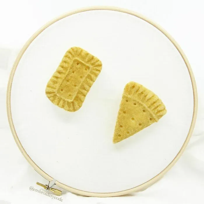 Artist Makes 31 3D Embroideries Of Food, And They Are A Feast For The Eyes