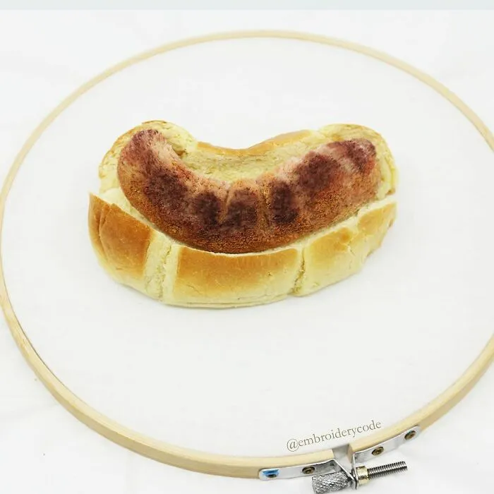 Artist Makes 31 3D Embroideries Of Food, And They Are A Feast For The Eyes