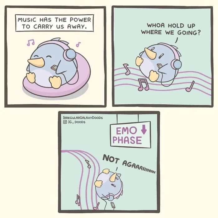 30 Pastel-Colored Witty Comics By Irregular Galaxy Doods