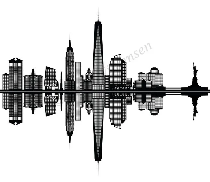 Illustrations Of Skylines From Cities All Over The World