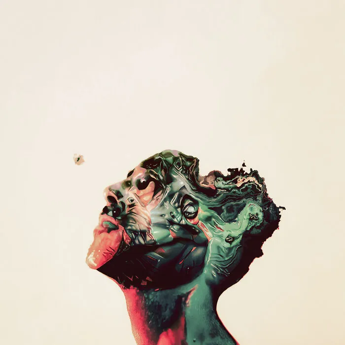 Self-Portrait (Photo Manipulation + Generative Art)