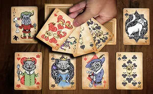 I Drew Funny Cats And Made Playing Cards For Cats Lovers (7 Pics)