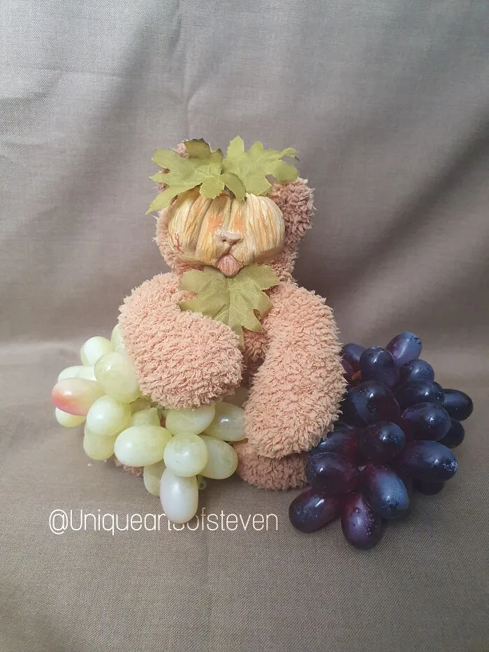 Pumpkin Autumn Bear
