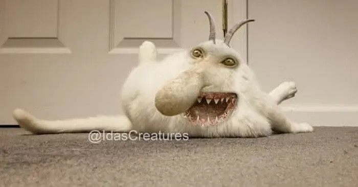 People Are Submitting Pics Of Their Pets To This Instagrammer, And She Gives Them Hilarious Makeovers (58 New Pics)