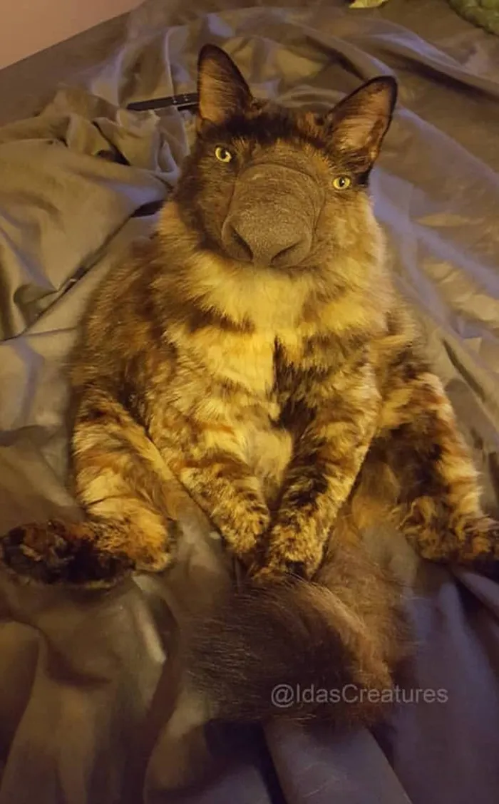 People Are Submitting Pics Of Their Pets To This Instagrammer, And She Gives Them Hilarious Makeovers (58 New Pics)