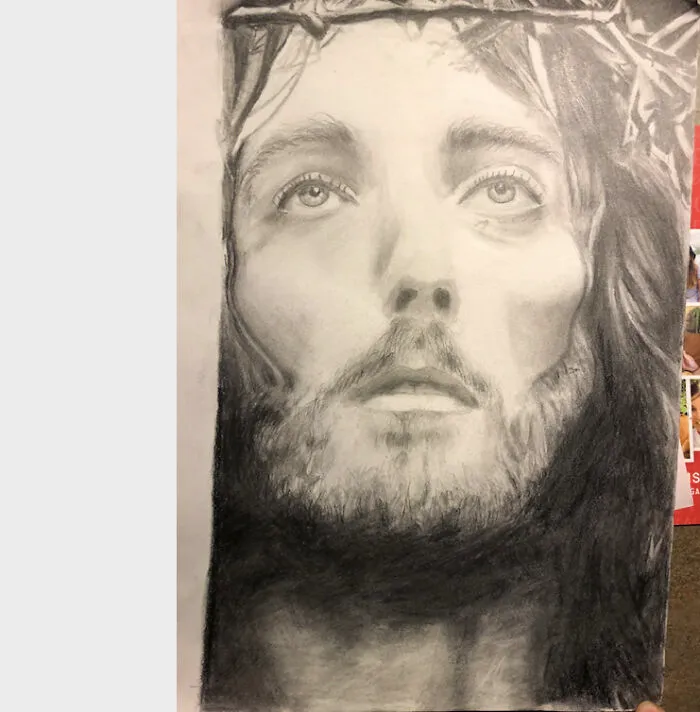 I Made This When I Was 13 As A Gift For My Priest :) I Am A Bit More Skilled With Pencil Rather Thsn Other Mediums. Everyones Art Is So Nice!! (Sorry For The Extra White The Pxl Amount Was Off)