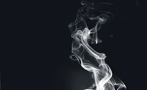 I'm Made, A Beautiful View Of Smoke On A Black Background