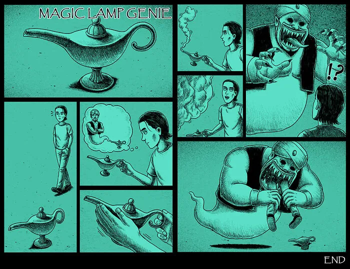 This Artist Creates Horror-Style Comics With Creepy Endings (30 New Pics)