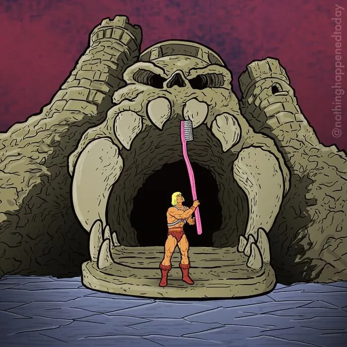 Artist Shows The Simple Lives Of Famous Characters When No One's Looking (30 New Pics)