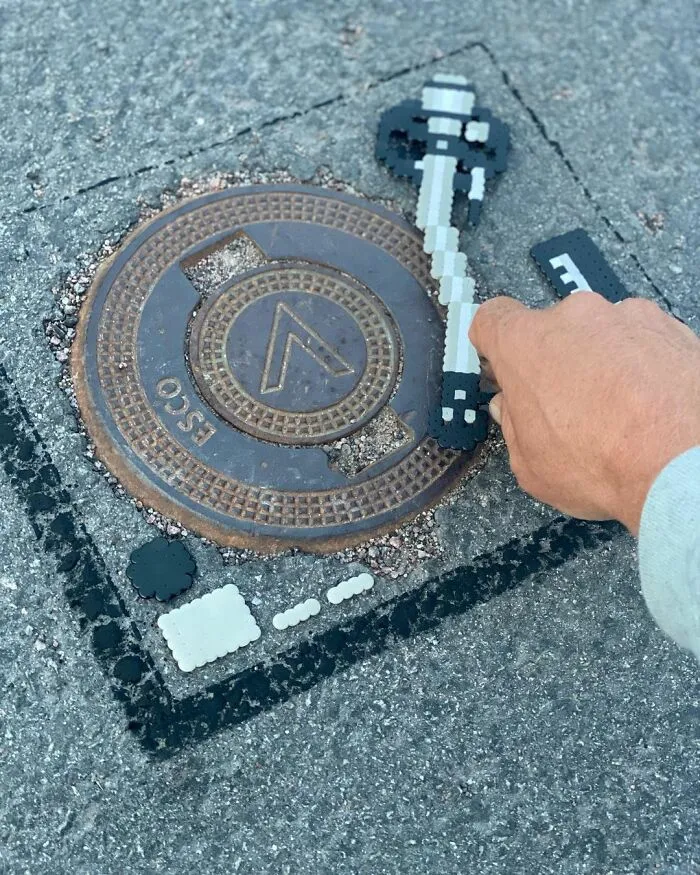 Artist 'Vandalizes' The Streets With His Fun And Unique Pixel Art (30 Pics)