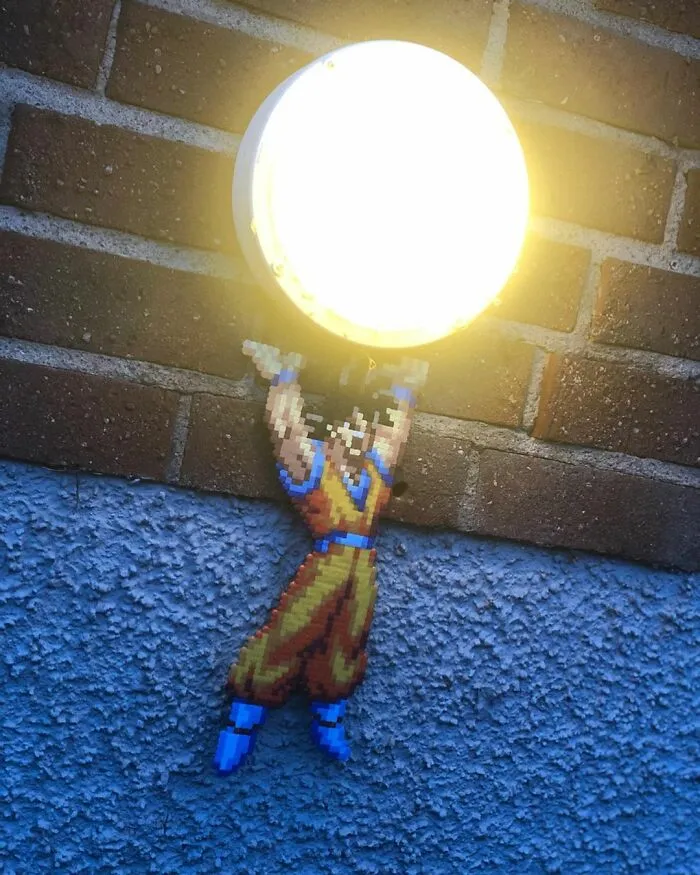 Este artista «vandaliza» las calles con arte pixelado, y el resultado es divertido y único (30 fotos)