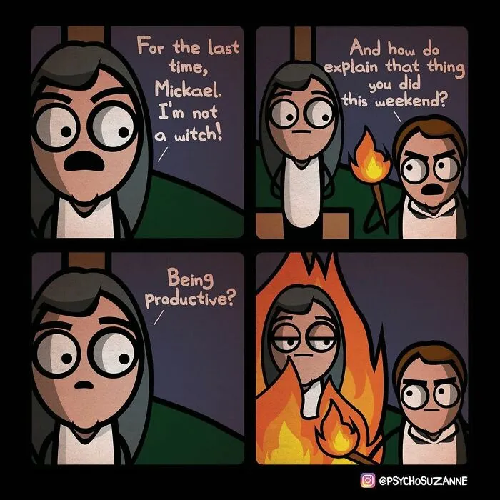 30 “Psycho Suzanne” Comics About A Grandma And Other Funny Situations