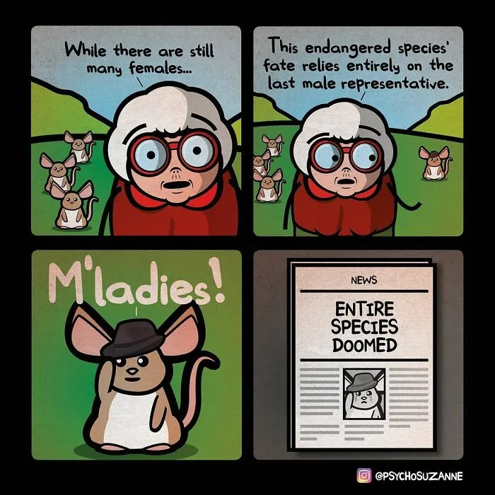 30 “Psycho Suzanne” Comics About A Grandma And Other Funny Situations
