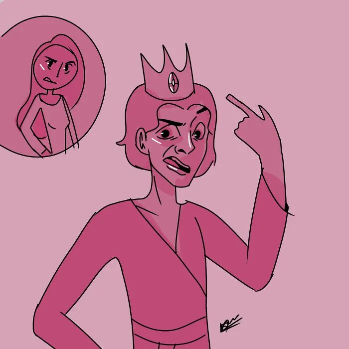 A Spoiled... I Mean... Amazing King Telling One Of His Subjects That As Long As He Wears The Crown, Peasants Like Her Have No Say In The Way He Rules His Country