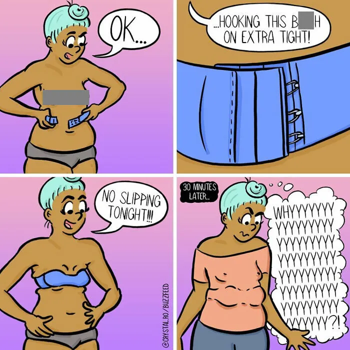 Artist Depicts Everyday Struggles As A Woman, And Most Girls Can Relate To This (30 Pics)