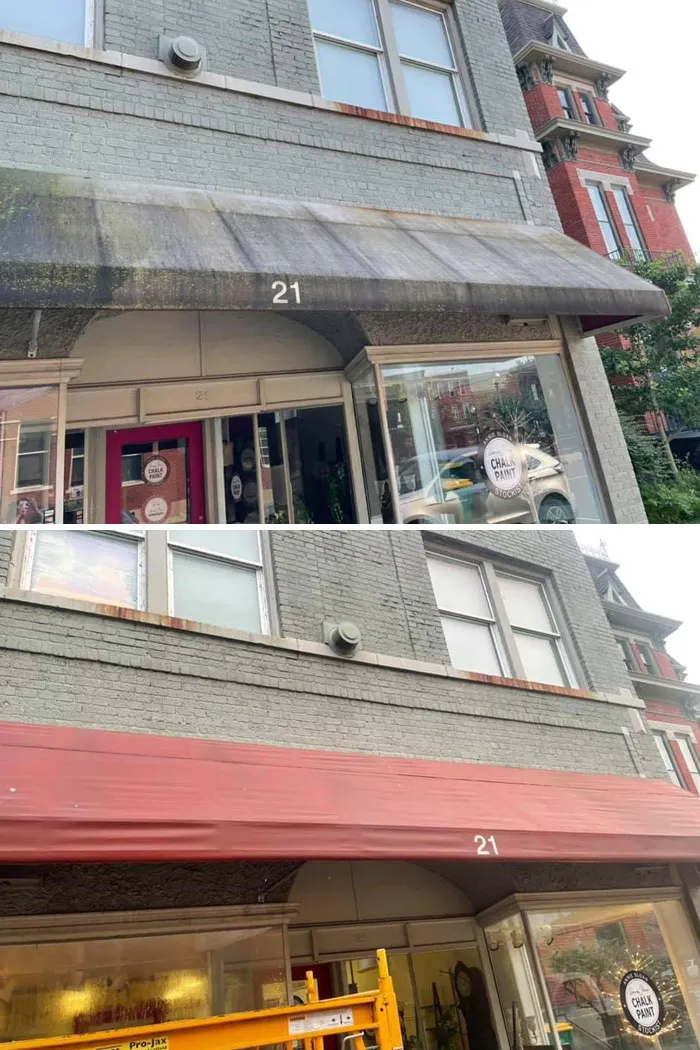 Awning In Downtown