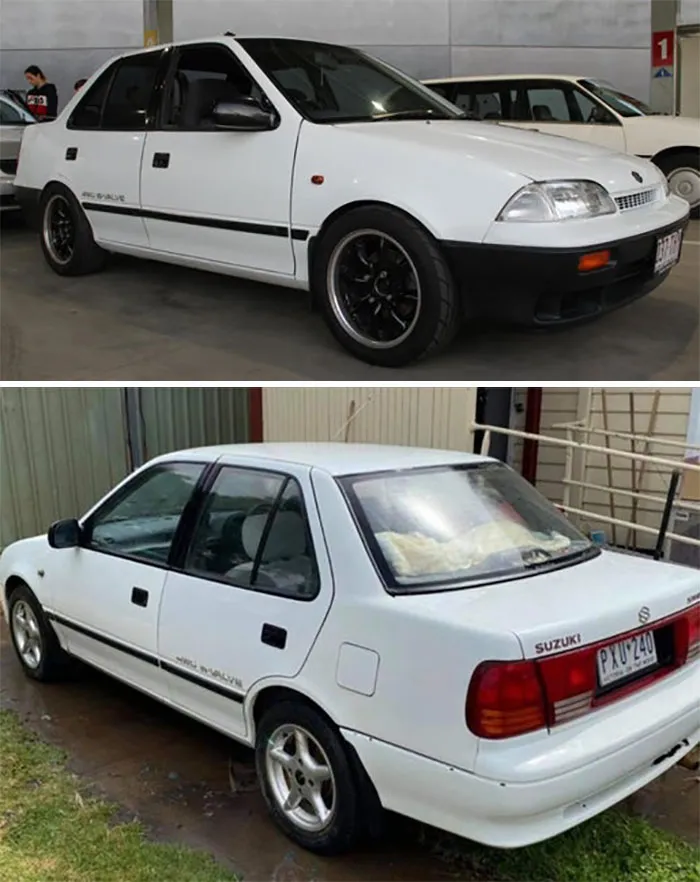 Two AWD Suzuki Swift Sedans