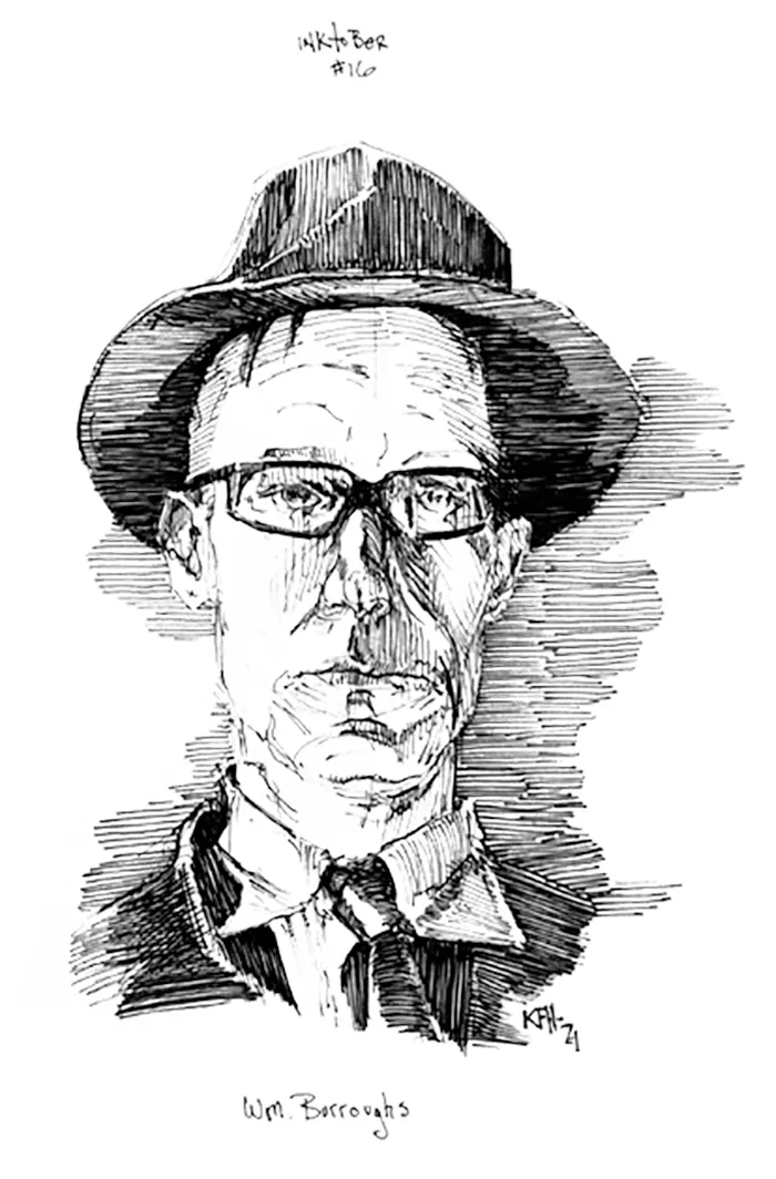 William Burroughs.  American Author