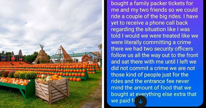 Pumpkin Farm Kicks Out Karen Who Brought A Snake To Its Territory, She Threatens To Go To The Press, Gets Shut Down By The Owner
