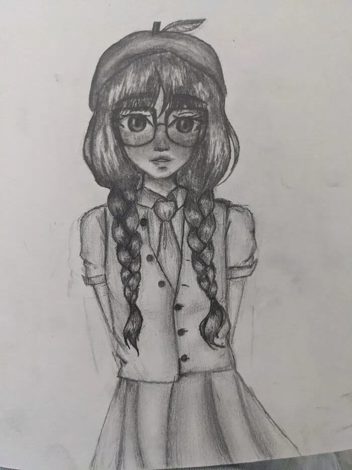 A Self Portrait I Made When I Was In 6th Grade