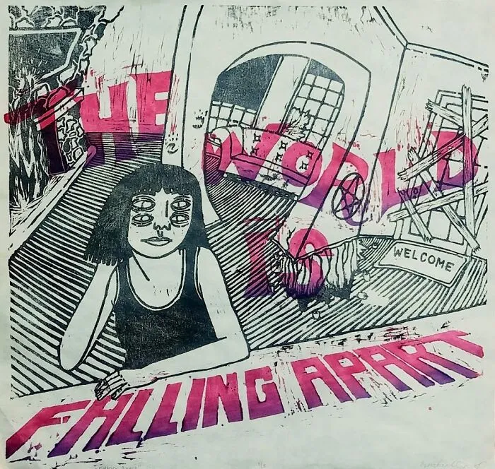 A Woodblock Print I Did Earlier This Year