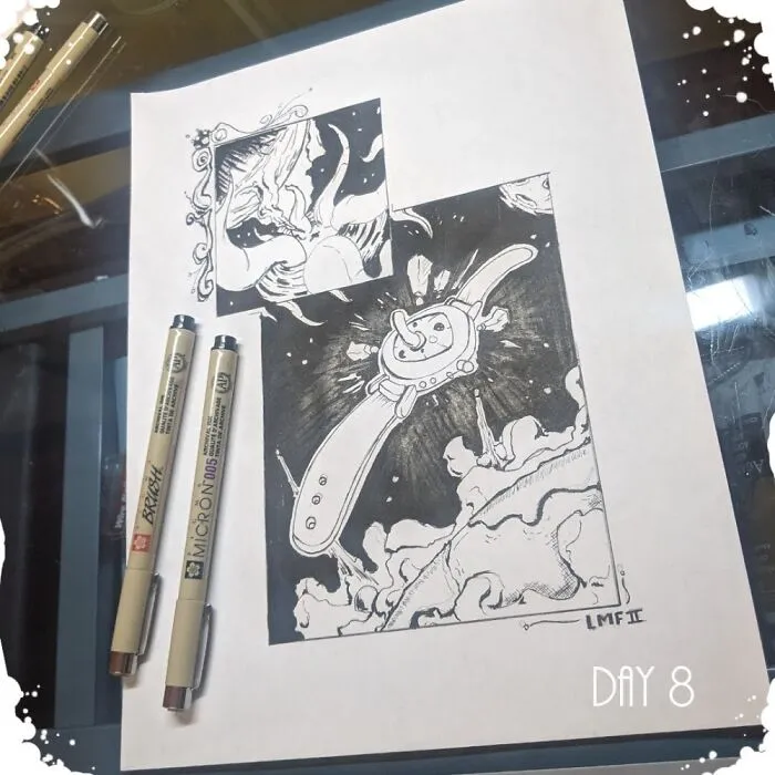 @inktober2021 Day 8: Watch
